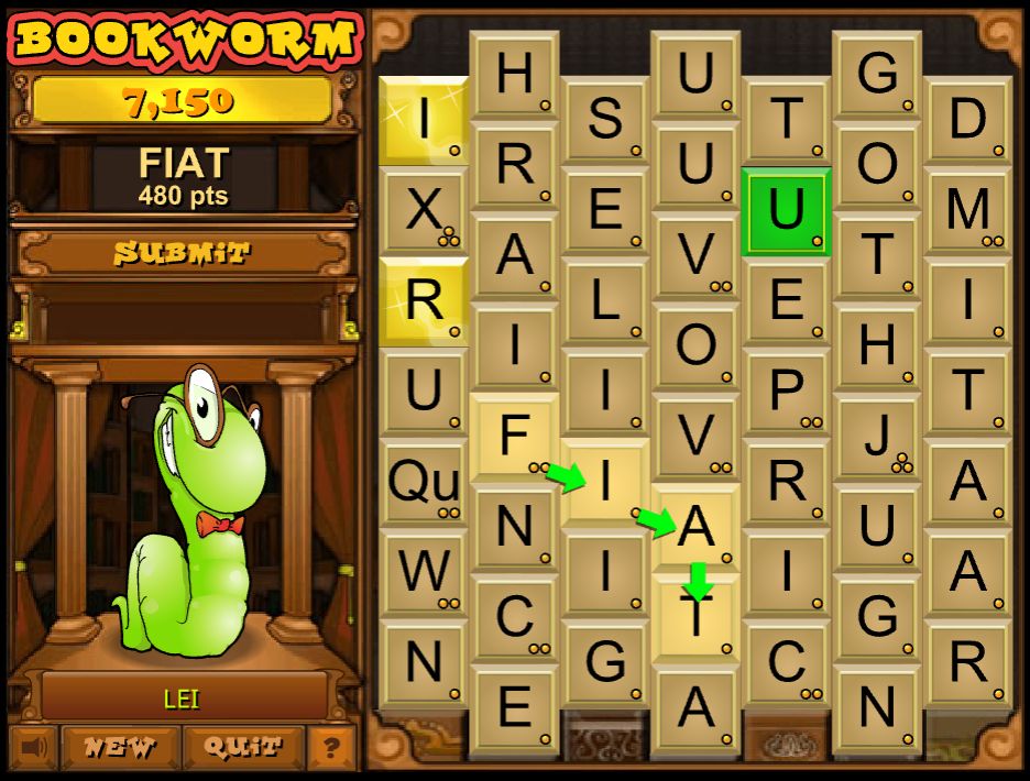 Play Bookworm Online Free & Bookworm for PC, Nintendo DS & Mobile