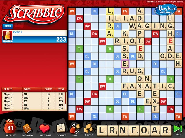 Classic Scrabble Board Game for PC and Mac