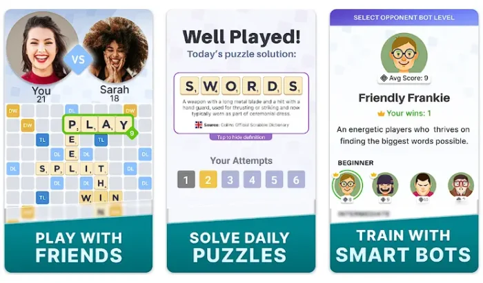 official Scrabble app for mobile
