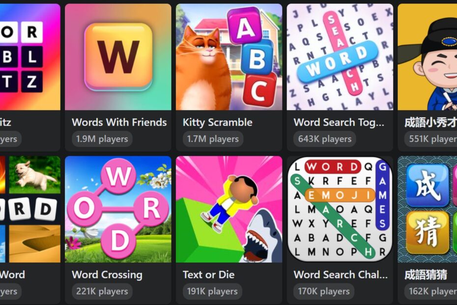 best word games on Facebook