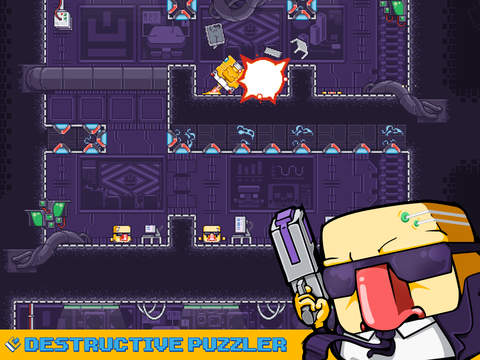 New Arcade Games for Android Kindle Fire iPhone and iPad - Gunbrick iPad Screenhot 2