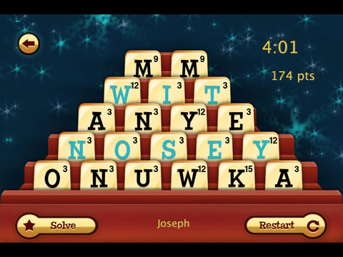 Dabble HD Word Game for Kindle Fire - Screenshot 1
