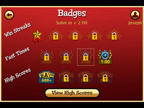 Dabble HD Word Game for Mobiles - Screenshot 3 Badges