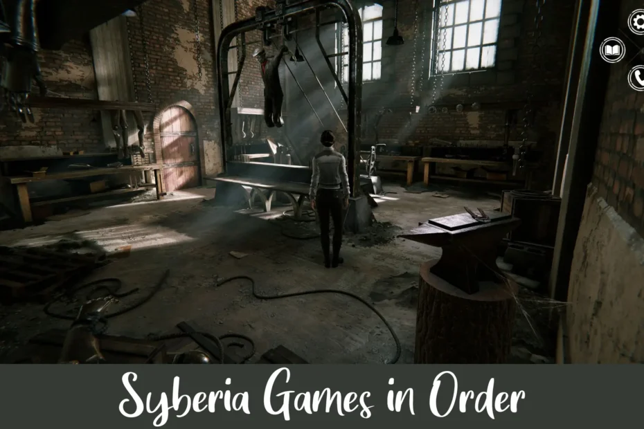 Syberia games in Order