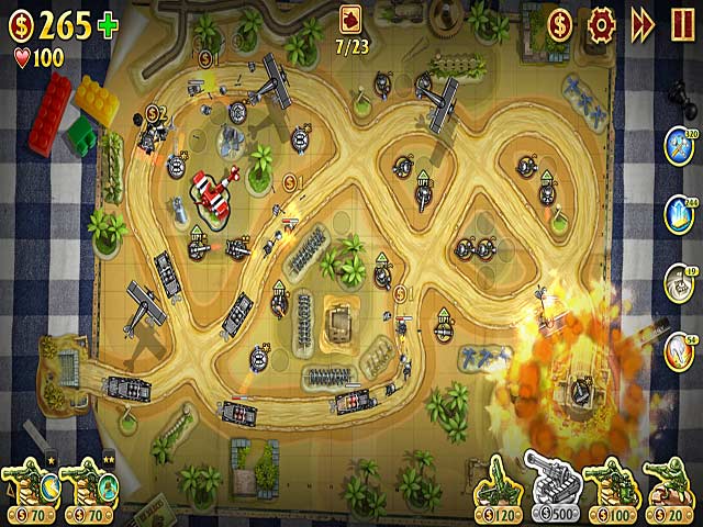 Free War Strategy Games for PC - Toy Defense - World 3 - Die Hard