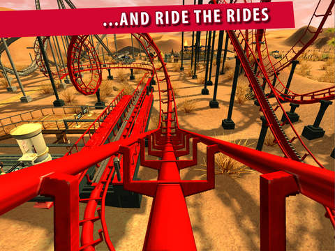3D Rollercoaster Tycoon 3 for iOS - Ride the Rides!