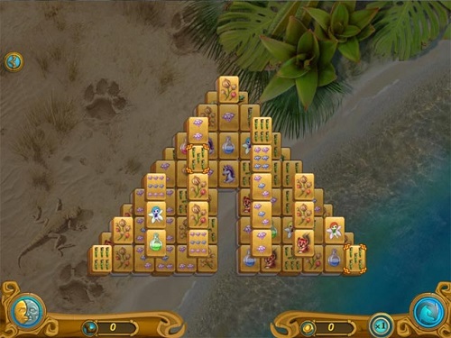 Mahjong Magic Journey 2 with Fantasy Medieval Tile Set