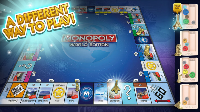Monopoly Here and Now Game App for iPad, iPhone & Android