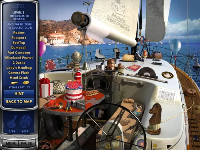 Mystery PI Lost in Los Angeles hidden object scene