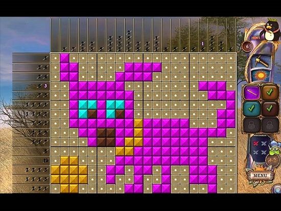Fantasy Mosaics 20 Castle of Puzzles - Free Demo for PC and Mac