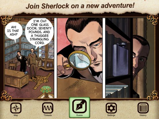 Top Detective Games for iPad and iPhone - Inkspotters 2 Sherlock Holmes Game