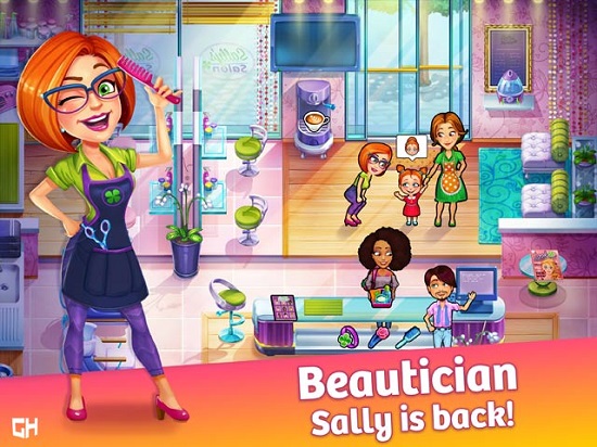 Sally's Game Series 4. Sally's Salon 2 for PC and Mac