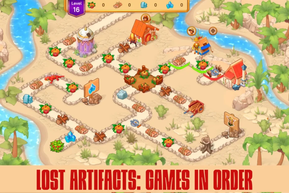 Lost Artifacts Games in Order