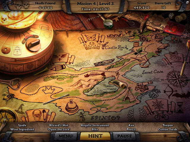Amazing Adventures Games 4. The Caribbean Secret Hidden Object Game from SpinTop and PopCap