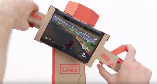 Play Mario Kart 8 Deluxe with Nintendo Labo on Switch