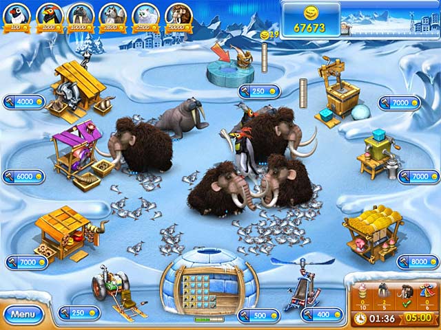 Farm Frenzy 3 Ice Age aka Ice Domain from Melesta and Alawar