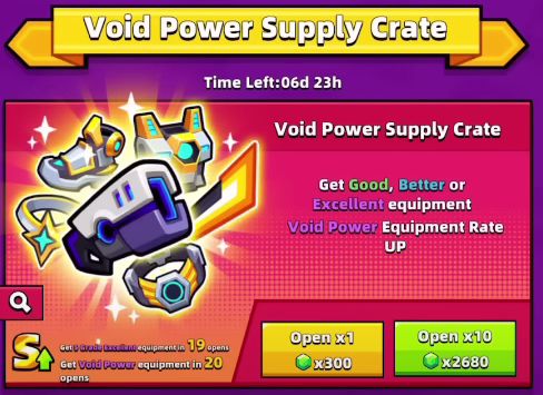 survivor io void power supply crate