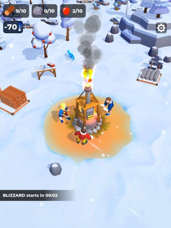 Frost Land Survival game screenshot