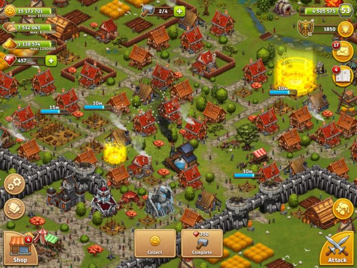 Throne Rush in-game screenshot