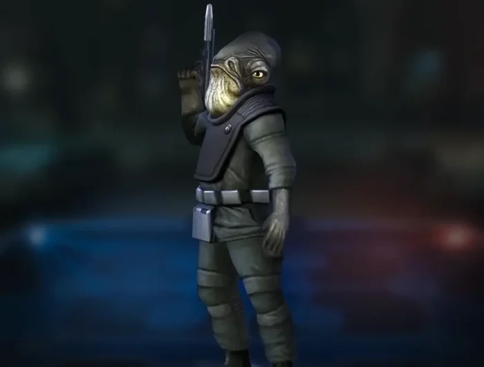 Admiral Raddus in SWGOH good Daze Character