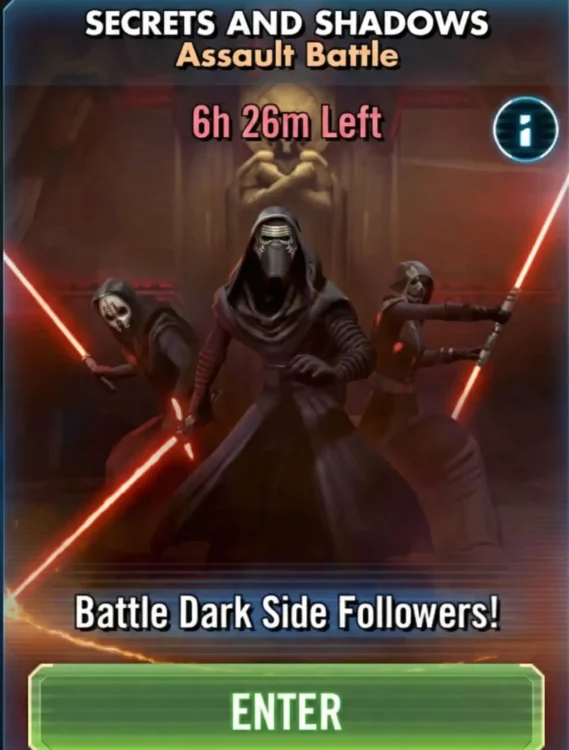 Secrets and shadows event