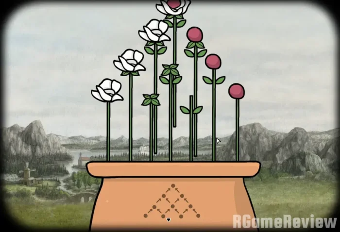 Servant of the Lake flowers puzzle solution