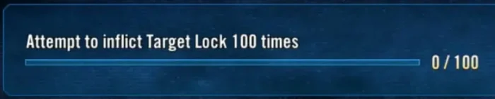 attempt to inflict Target Lock 100 times